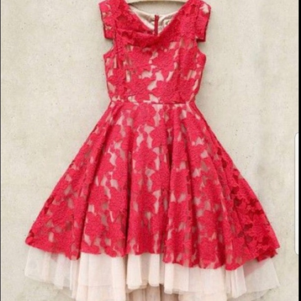 Joyfolie Jacqueline Dress/Red Size 8